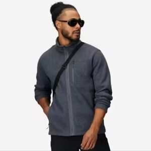 Marmot Mens Gray Full-Zip Fleece Jacket XL